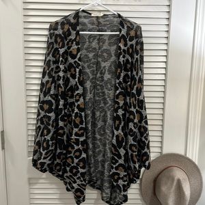 Animal Print Kimono
